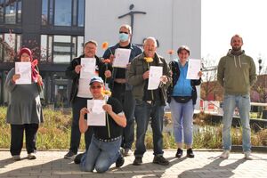 Das Team in der LWB führt das Projekt GESUND! weiter (Quelle: ©Projekt GESUND!)